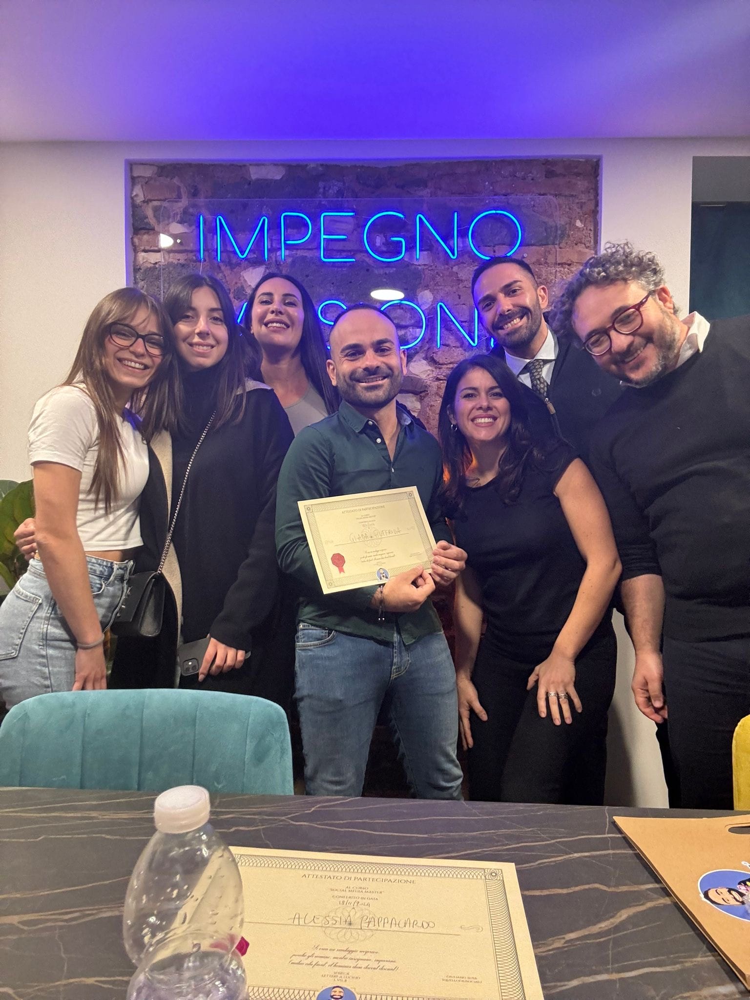 Studenti durante corso di formazione social media marketing a Catania - Quello dei Social